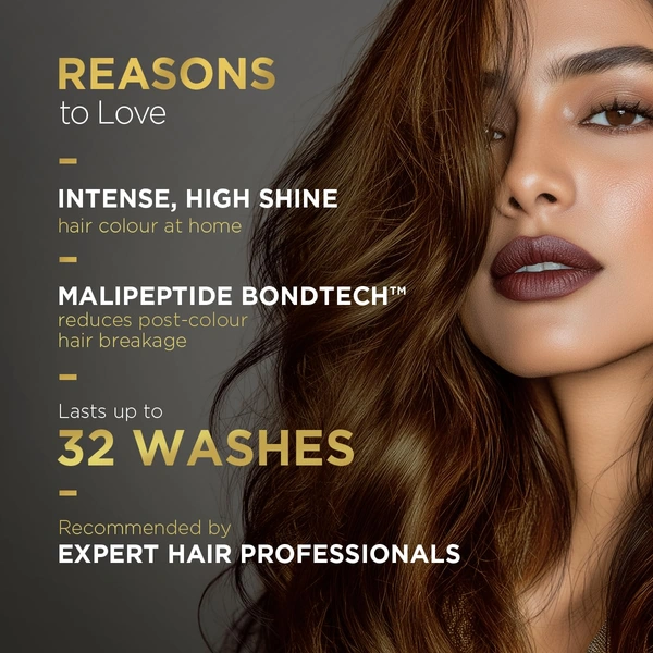 Bblunt BBLUNT Salon Secret High Shine Conditioning Hair Colour Honey Light Golden Brown 5.32 | With MaliPeptide BondTech� | No Ammonia, 100% Grey Coverage, Long Lasting | Salon-Like Shine at Home