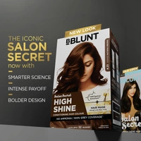 Bblunt BBLUNT Salon Secret High Shine Conditioning Hair Colour Coffee Natural Brown 4.31 | With MaliPeptide BondTech� | No Ammonia, 100% Grey Coverage, Long Lasting | Salon Shine at Home