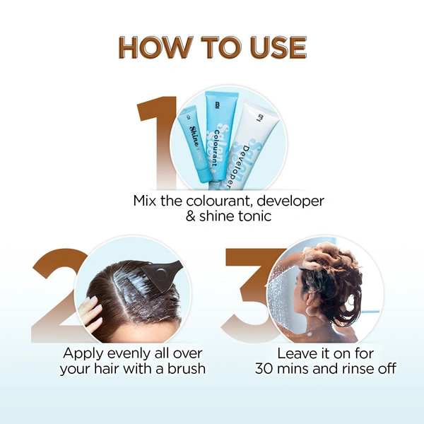 Bblunt BBLUNT Salon Secret High Shine Creme Hair Colour in( Honey Light Golden Brown ) | Ammonia-Free | Light Golden Brown Hair Dye for Natural Sun-Kissed Look | Shine Tonic hair color | Natural-looking brown | 100g