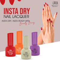 Beauty Berry Insta Dry Nail Lacquer Emerald 09 - 13ml | Quick-Dry & Long-Lasting | High Shine & Smooth Application | Vibrant Green Shade for Bold Nails