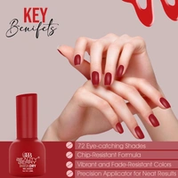 Beauty Berry Insta Dry Nail Lacquer Emerald 09 - 13ml | Quick-Dry & Long-Lasting | High Shine & Smooth Application | Vibrant Green Shade for Bold Nails