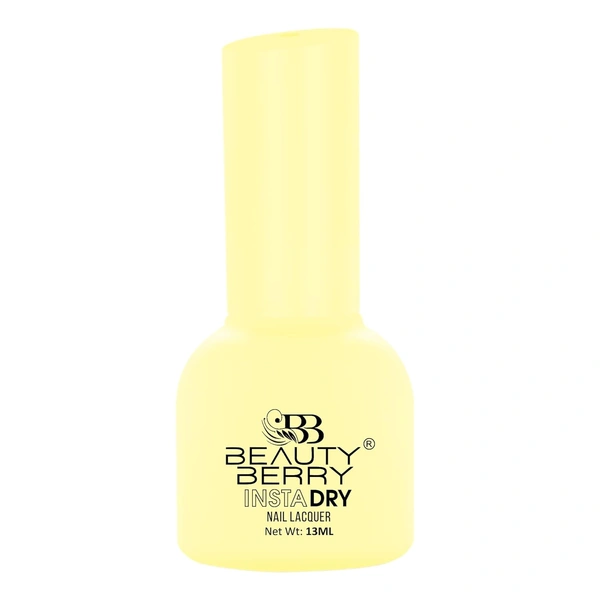 Beauty Berry Insta Dry Nail Lacquer Candy Corn 57 - 13ml | Quick-Dry & Long-Lasting | High Shine & Smooth Application | Vibrant Orange Shade for Bold, Long-Lasting Nails