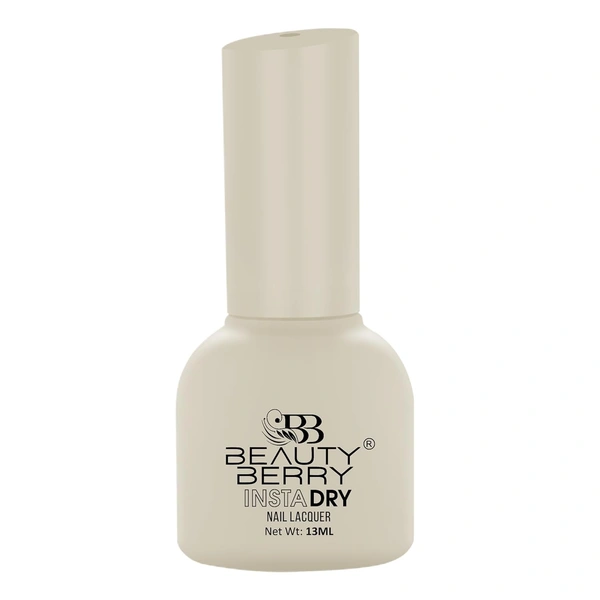 Beauty Berry Insta Dry Nail Lacquer Lavender Dust 17 - 13ml | Quick-Dry & Long-Lasting | High Shine & Smooth Application | Soft Lavender Shade for Elegant Nails?