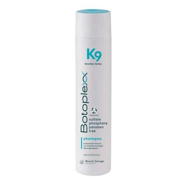 Beauty Garage K9 Botoplexx Shampoo 300ml | Damage Repair Shampoo for Extreme Hair Strength | Professional Nourishing Formula for Weak & Damaged Hair