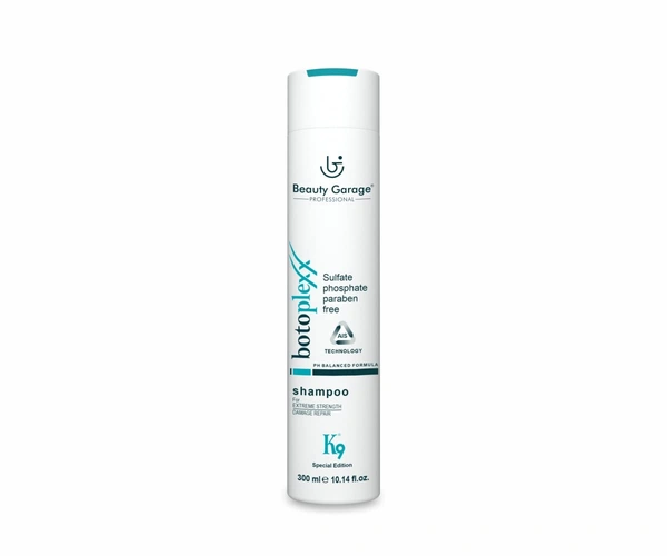 Beauty Garage Professional K9 Botoplexx Shampoo | Smooth & Strengthen Your Hair | Get Salon-Quality Hair Care at Home  | Revitalize Damaged Hair | Frizz Control | 300ml