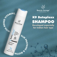 Beauty Garage Professional K9 Botoplexx Shampoo | Smooth & Strengthen Your Hair | Get Salon-Quality Hair Care at Home  | Revitalize Damaged Hair | Frizz Control | 300ml