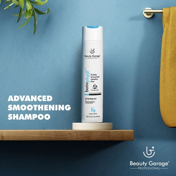 Beauty Garage Professional K9 Botoplexx Shampoo | Smooth & Strengthen Your Hair | Get Salon-Quality Hair Care at Home  | Revitalize Damaged Hair | Frizz Control | 300ml