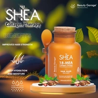 Beauty Garage Shea 18-MEA Collagen Therapy Hair Filler Treatment 500ml | Advanced Hair Repair Mask for Damaged, Frizzy & Chemically Treated Hair