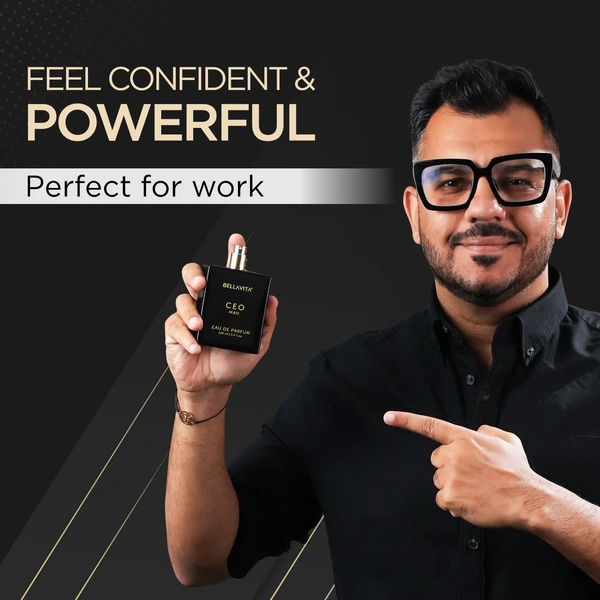 Bella Vita CEO Man Eau De Parfum, 100 ml | Long Lasting Premium EDP Fragrance