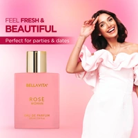 Bella Vita Rose Woman EDP  Luxury Rose Perfume, 100 ml | Long Lasting Premium EDP Fragrance
