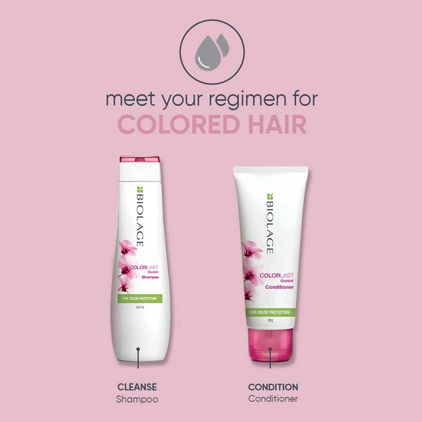 Biolage Professional Colorlast Conditioner - 98g | Helps Protect Colored Hair & Maintain Vibrancy | Orchid-Infused Hair Conditioner | Sulfate-Free | Vegan & Cruelty-Free | Soft, Manageable Hair