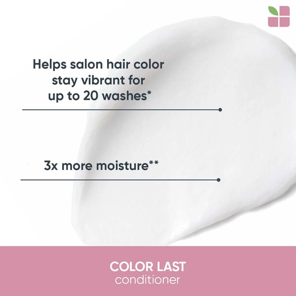 Biolage Professional Colorlast Conditioner - 98g | Helps Protect Colored Hair & Maintain Vibrancy | Orchid-Infused Hair Conditioner | Sulfate-Free | Vegan & Cruelty-Free | Soft, Manageable Hair