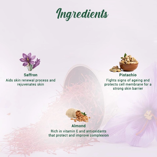 Biotique Saffron Youth Anti- Ageing Cream 50g | for Younger-Looking Skin | Wrinkle Reduction | Reduce Fine Lines & Lighten Dark Sports | 100% Botanical Extracts | Suitable For All Skin Types |