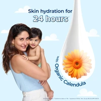 Cetaphil Baby Daily Moisturizing Lotion 400ml | with Organic Calendula Sweet Almond & Sunflower Oils | for Face & Body | For Baby's Delicate Skin | Paraben-free | Dermatologist-tested