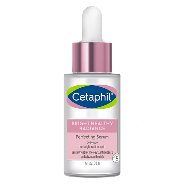 Cetaphil Bright Healthy Radiance Brightening 30ml  Glow Serum | GentleBright Technology' with Antioxidant C and Advanced Peptide Removes Darkness & Dullness