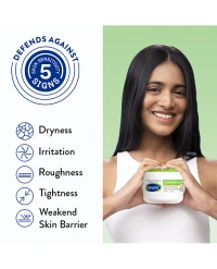 Cetaphil Moisturizing Cream, Dry to Normal, Sensitive Skin, 450 g  | Non-greasy, fast-absorbing formula