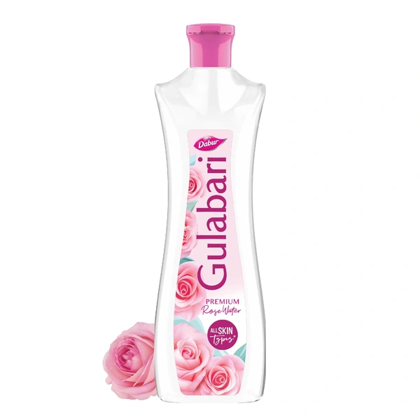 Dabur Gulabari Rose Water Gulab Jal - 100ml | Herbal Extracts | Gentle Cleanser | Hydrating, Refreshing & Cooling | Suitable for All Skin Types | Daily Use