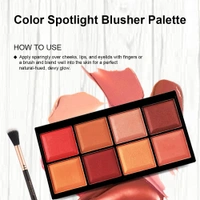 Forever52 Daily Life Forever 52 Daily Life 8 Color Spotlight Blusher Palette | Versatile, Buildable Blush Shades | Customizable Blush | Smooth Smudgeproof | Long Lasting | Natural Creamy Shades | -SPB001