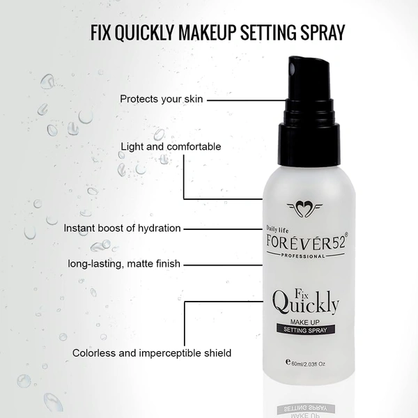 Forever52 Daily Life Forever 52 Daily Life Fix Quickly Makeup Setting Spray | for All-Day Hold | Fast-Drying & Long-Lasting Finish | Flawless Makeup | Makeup Longevity | Light & comfortable | - NSM001