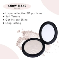 Forever52 Daily Life Forever 52 Daily Life Sunkissed Illuminator Highlighter | Get Instant Shine | Long-Lasting Radiant Glow | Soft Texture | Easy to blend | Natural-Looking Glow | (Snow-flake) ILU001