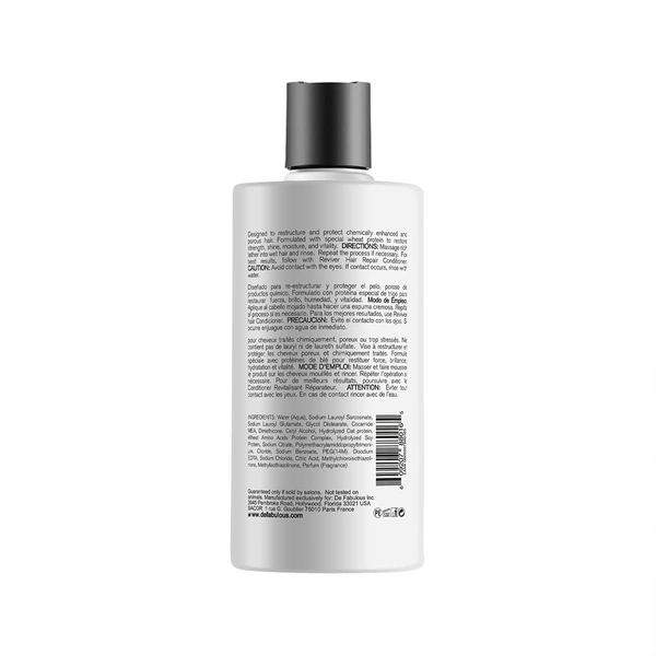 De Fabulous Reviver Hair Repair Shampoo 250ml | Sulphate Free | pH Balanced Shampoo | Repairs DryFrizzy Hair | Strengthens Smoothness & ShineFor All Hair Types