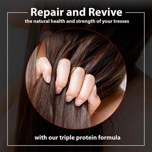De Fabulous Reviver Hair Repair Shampoo 250ml | Sulphate Free | pH Balanced Shampoo | Repairs DryFrizzy Hair | Strengthens Smoothness & ShineFor All Hair Types