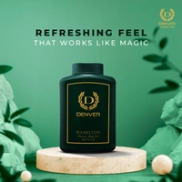 Denver Hamilton Premium Body Talc - 100g  | Scented Talcum Powder for Men | Long-Lasting Freshness & Masculine Fragrance