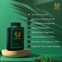 Denver Hamilton Premium Body Talc - 100g  | Scented Talcum Powder for Men | Long-Lasting Freshness & Masculine Fragrance