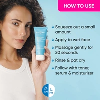 Dot & Key DOT & KEY Barrier Repair + Hydrating Gentle Face Wash | with 5 Ceremide & Japanese Rice Water | Soap, SLS & SLES Free | Soft, Nourished Skin | For Normal, Dry & Sensitives Skin | Gently Cleanses Skin From Dirt & Oil | 100ml