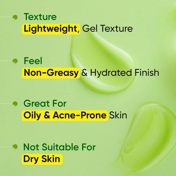 Dot & Key CICA Calming Skin Renewing Night Gel | for Sensitive & Acne-Prone Skin | Overnight Skin Repair | for Redness & Irritation | Fades Dark Spots With Niacinamide, Green Tea & Hyaluronic | 60ml