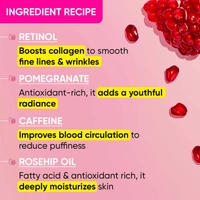 Dot & Key DOT & KEY Pomegranate Eye Cream� 20ml | Retinol + Caffeine | Fades Dark Circles | Treat Fine Lines & Wrinkles | Reduce Puffiness | Antioxidant-Rich Eye Cream | Non Sticky & Non Greasy | Deeply Moisturizer