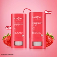 Dot & Key Strawberry Dew SPF 50 PA++++ Sunscreen Stick 20g | Broad-Spectrum UV Protection | Lightweight, Non-Greasy & Hydrating | No White Cast | All Skin Types