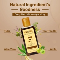 Enshine Anti-Dandruff Hair Oil 60ml | Ayurvedic Hair Oil with Neem, Tea Tree, Aloe Vera & Rosemary | Reduces Dandruff, Itch & Dry Scalp | Nourishes Hair Naturally