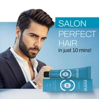 Evano Professional Creme Hair Colour Brown 4.0 100g | Ammonia-Free Formula | 100% Grey Coverage in 10 Minutes | Long-Lasting Salon Quality Hair Color for Women & Men