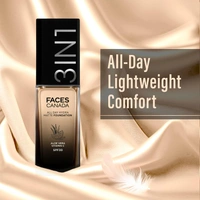 Faces Canada All Day Hydra Matte Liquid Foundation 30ml, Soft Sand 041 | 3-in-1 Foundation + Moisturizer + SPF 30 | Aloe Hydration, Vitamin C, 10Hr Long Wear Coverage