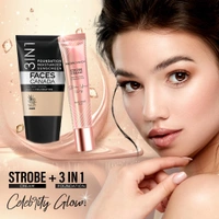 Faces Canada All Day Hydra Matte Liquid Foundation 18ml, Warm Sand 042 | 3-in-1 Foundation + Moisturizer + SPF 30 | Aloe Hydration, Vitamin C, 10Hr Long Wear Coverage