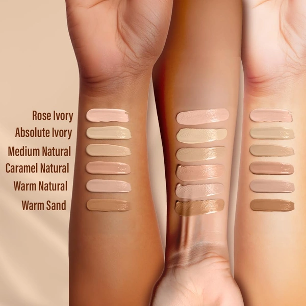 Faces Canada All Day Hydra Matte Liquid Foundation 18ml, Warm Sand 042 | 3-in-1 Foundation + Moisturizer + SPF 30 | Aloe Hydration, Vitamin C, 10Hr Long Wear Coverage
