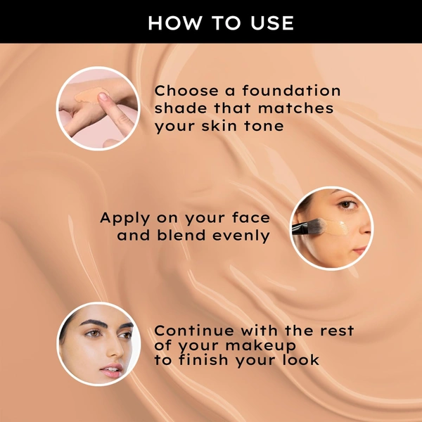 Faces Canada Flawless Matte Foundation Warm Sand 042 Shade 30ml | 3-in-1 Foundation, Moisturizer & Concealer | SPF 18 | 12Hr Hydration | HD Matte Coverage | Lightweight Anti-Ageing