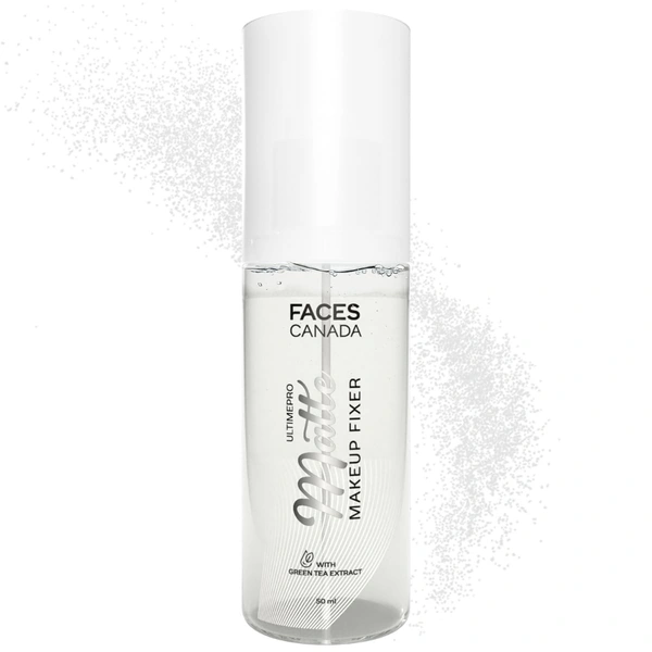 Faces Canada Ultime Pro Matte Makeup Fixer 50ml | Long Lasting Makeup Setting Spray | Keeps Makeup Intact | Flawless Matte Finish | Hydrates, Soothes & Refreshes Skin | Oil Control