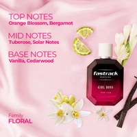 Fastrack Girl Boss Liquid Eau de Parfum for Men 100 ml | Bold, Confident Fragrance| Long-Lasting,  Refreshing Scent | Perfect for Daily Wear & Special Occasions