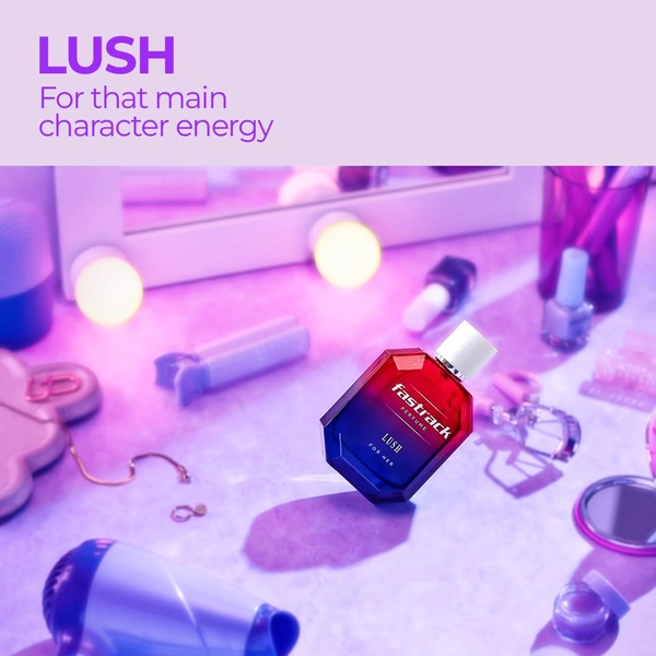 Fastrack Lush Liquid Eau de Parfum for Men 100 ml | Fresh & Musky Scent | Citrus & Cedar Notes | Ideal for Daily Wear | Long-Lasting & Elegant Fragrance