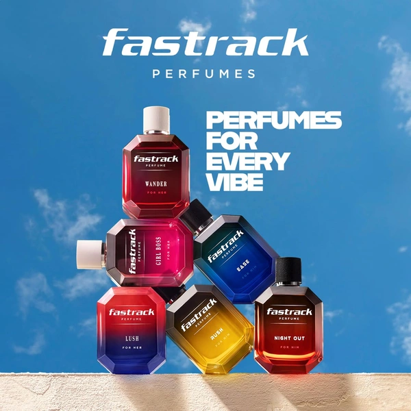 Fastrack Night out Eau de Parfum for Men 100 ml | Bold & Long-Lasting Fragrance |Notes of Lavender,  Cinnamon, Patchouli & Musk | Perfect for Evening & Nighttime Wear