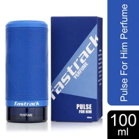 Fastrack Pulse Eau de Parfum for Men 100 ml |  Fresh Citrus | Woody Cedar & Patchouli Notes| Long-Lasting Musky Base | Perfect for Daily Wear and All Occasions