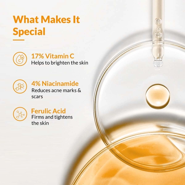 Fixderma 17% VitaminFace Serum 30g for unisex use | Retinol + Niacinamide | Brightening & Anti-Aging Serum for Glowing Skin | Reduces Fine Lines, Pigmentation & Dark Spots