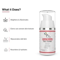 Fixderma 5% Niacinamide Serum Glow Booster with 6.5% Mandelic & 0.5% Gallic Acid | Skin Brightening | Reduces Spots, Improves Texture & Boost Glow | Men & Women - 15g