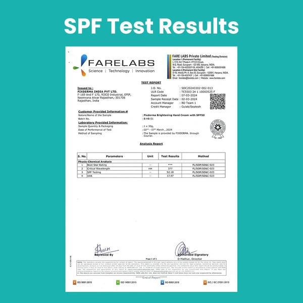 Fixderma Brightening Hand Cream 30 gm | Kojic Acid & SPF 50 | Moisturizer for Dry, Rough & Itchy Hands | Brightening Hand Cream for Men & Women | All Skin Types