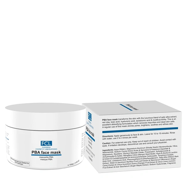 Fixderma Cosmetics Laboratories Fixderma Cosmetic LaboratoriesBrightening Face Mask 100gm| Kojic Acid Mask With Hyaluronic Acid | PHA, BHA & AHA Exfoliates Dead Skin, Tightens Pores & Boosts Glow