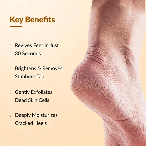 Fixderma Foobetik Foot Scrub Spray 50ml | 30 Sec Foot Facial Spray with Lactic Acid | Removes Dead Skin & Callus | Heel Softening Instant Smooth Feet SprayFoot Care for Men & Women