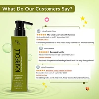 Fixderma Kairfoll Anti Hair Loss Shampoo 200ml | Strengthens Hair Roots | Reduces Hair Fall & Breakage | Improves Density & Hair Strength | Unisex Hair Cleanser