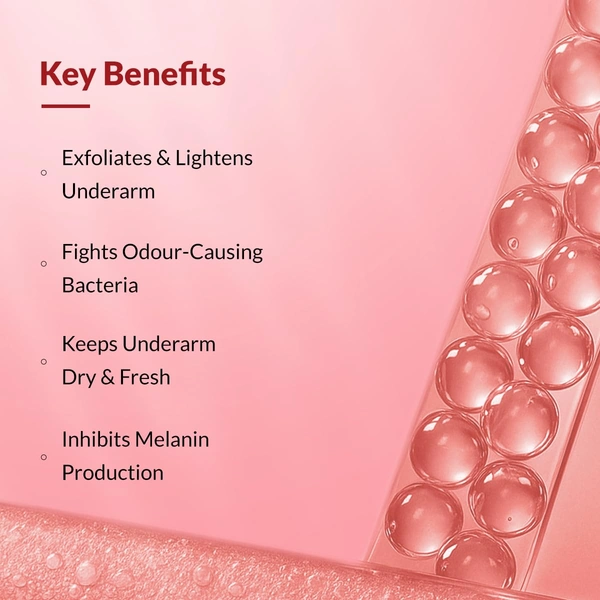 Fixderma Nigrifix Underarm Velvet Musk Roll On 60ml with 6% AHA, Lactic Acid, 1% Mandelic Acid & Kojic Acid | Brightens, Exfoliates & Smoothens Dark Underarms | Sensitive Skin Safe